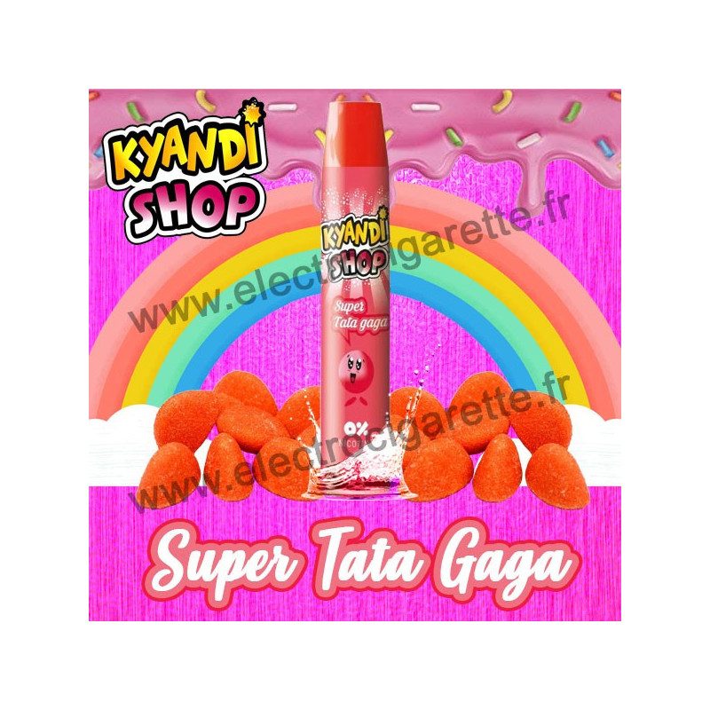 Super Tata Gaga - Kyandi Shop - Vape Pen - Cigarette jetable - 650 puffs