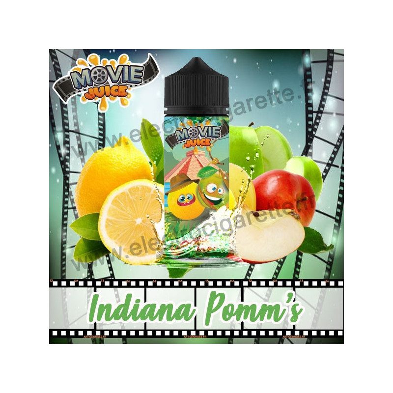 Indiana Pomm's - Movie Juice - Secret's Lab - ZHC 100ml