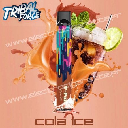 Cola Ice - Tribal Force - T-Puff Mesh 600 - Vape Pen - Cigarette jetable