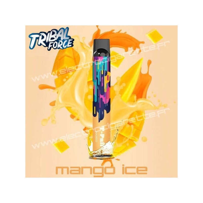 Mango Ice - Tribal Force - T-Puff Mesh 600 - Vape Pen - Cigarette jetable