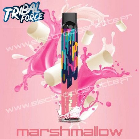 Marshmallow - Tribal Force - T-Puff Mesh 600 - Vape Pen - Cigarette jetable