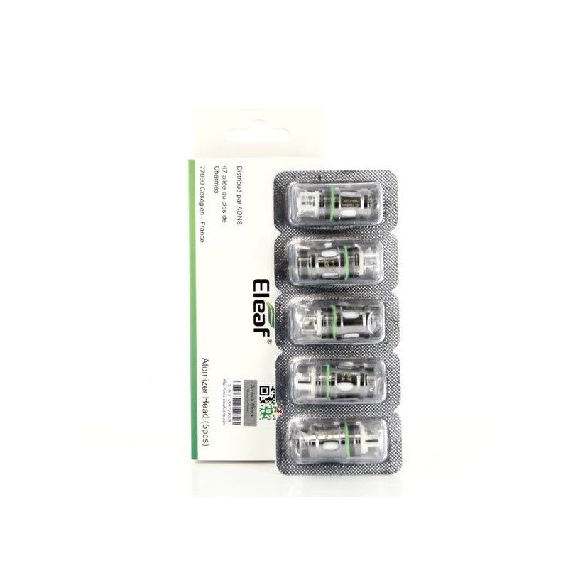 Pack de 5 x résistances EC-A Eleaf - 0.15ohm - 0.3ohm - 0.5ohm