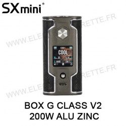 Box G Class v2 - 200W - Alu Zinc - Sx Mini - Space Gray / Black Phoenix - Alu et Zinc