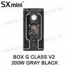 Box G Class v2 - 200W - Alu Zinc - Sx Mini - Matte Black / Black Phoenix Alu et Zinc