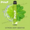 Puff Jetable - Le Pod 600 - 2Ml - Pulp - 00Mg - 10Mg - 20Mg - Citron vert Menthe