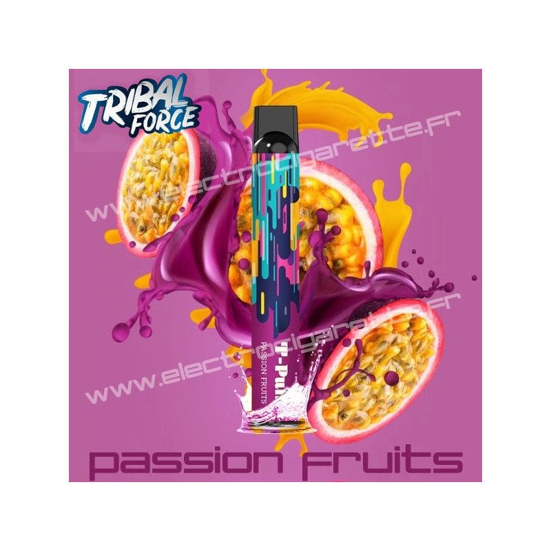 Passion Fruit - Tribal Force - T-Puff Mesh 600 - Vape Pen - Cigarette jetable