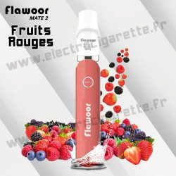 Fruits Rouges - Flawoor Mate 2 - 600 Puffs - Cigarette rechargeable avec capsule pod