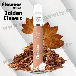 Golden Classic - Flawoor Mate 2 - 600 Puffs - Cigarette rechargeable avec capsule pod