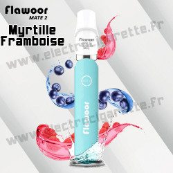 Myrtille Framboise - Flawoor Mate 2 - 600 Puffs - Cigarette rechargeable avec capsule pod