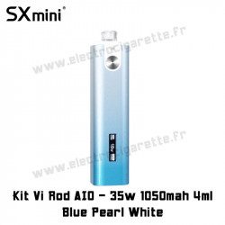 Kit Vi Rod AIO - 35w - 1050mah - 4ml - SX Mini - Blue Pearl White