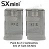 Pack de 2 x Cartouches - 3ml - VI Tank - SX Mini