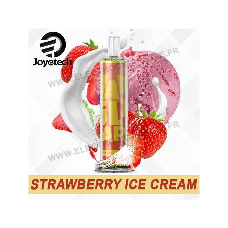 Strawberry Ice Cream - VAAL Glaz - 800 Puff - Joyetech - Vape Pen - Cigarette jetable