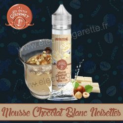 Mousse Chocolat Blanc Noisettes - Le petit gourmet - Savourea - Flacon de 70ml
