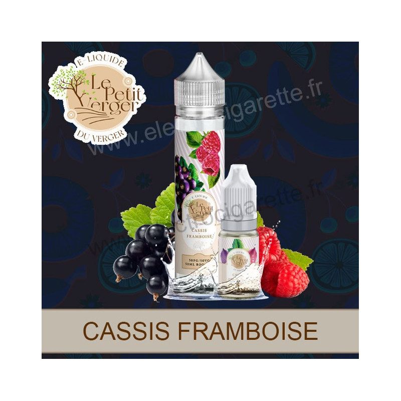 Cassis Framboise - Le petit Verger - Savourea - Flacon de 70ml ou 10ml