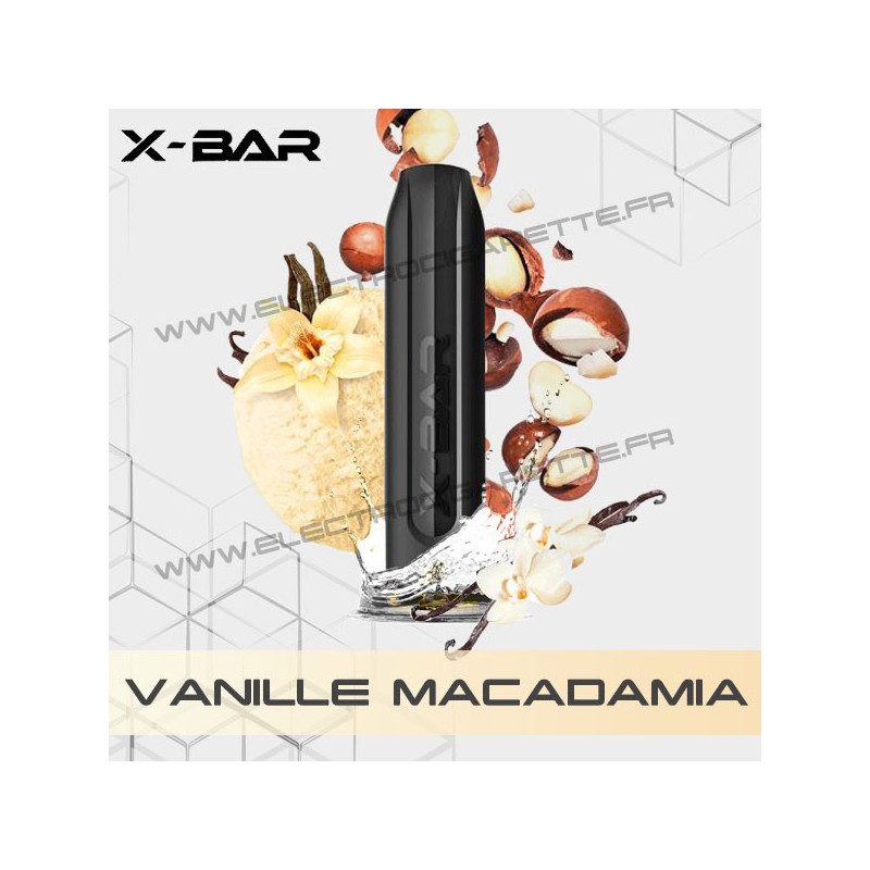 Vanille Macadamia - X-Bar - Vape Pen - Cigarette jetable