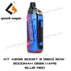 Kit Aegis Boost 2 (B60) - 60W - 2000mah - GeekVape - Couleur Blue Red