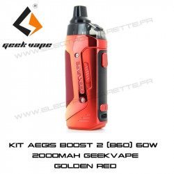 Kit Aegis Boost 2 (B60) - 60W - 2000mah - GeekVape - Couleur Golden Red