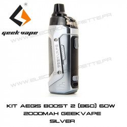 Kit Aegis Boost 2 (B60) - 60W - 2000mah - GeekVape - Couleur Silver