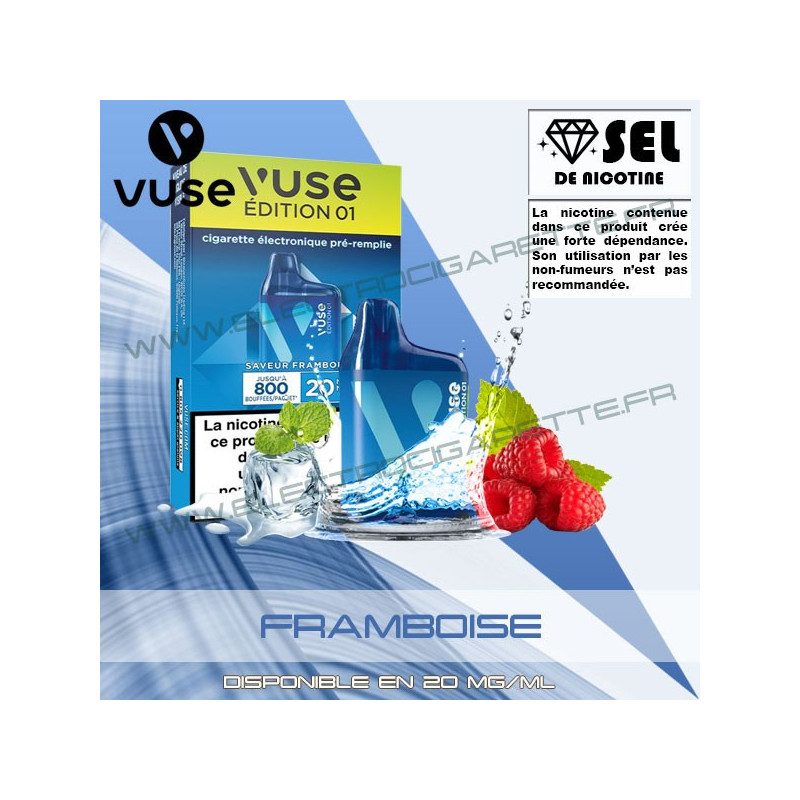 VUSE Framboise - PUFF BOX - 800 puffs