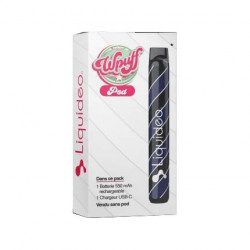 Batterie Wpuff Pod - Une cigarette jetable - Liquideo - Couleur Violet