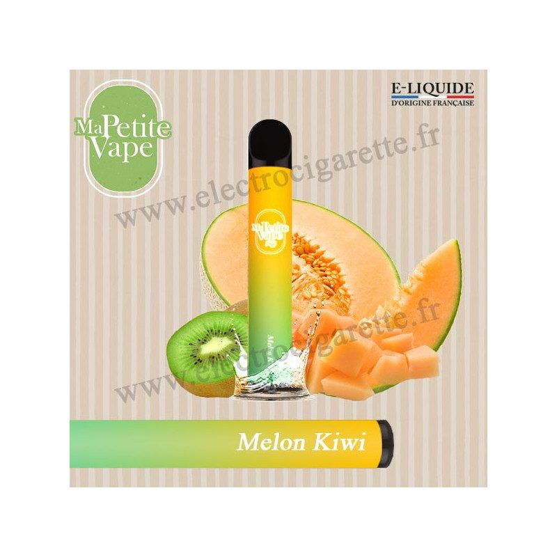Melon Kiwi - Ma petite vape - Vape Pen - Cigarette jetable