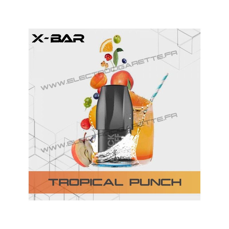 Tropical Punch - X-Bar Click Puff - Cartouche Pod