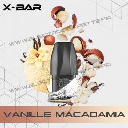 Vanille Macadamia - X-Bar Click Puff - Cartouche Pod