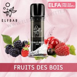 Fruits des bois - 2 x Capsules Pod Elfa Pro par Elf Bar - 2ml - Vape Pen