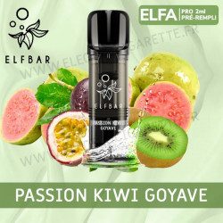 Passion Kiwi Goyave - 2 x Capsules Pod Elfa Pro par Elf Bar - 2ml - Vape Pen