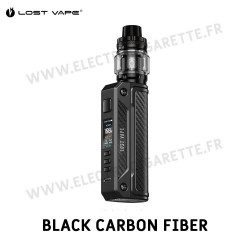 Kit Thelema Solo - 100W - 5ml - Lost Vape - Couleur Black Carbon Fiber