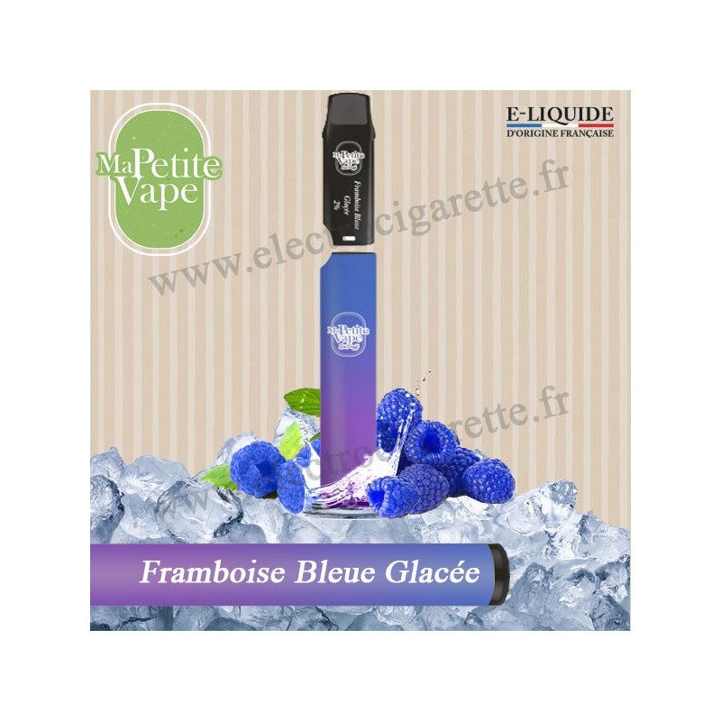 Framboise Bleu Glacée - RePuff - Ma petite vape - Pod - Cigarette rechargeable avec pod