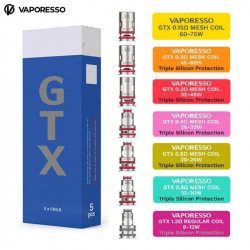 Pack de 5 x resistances GTX Vaporesso