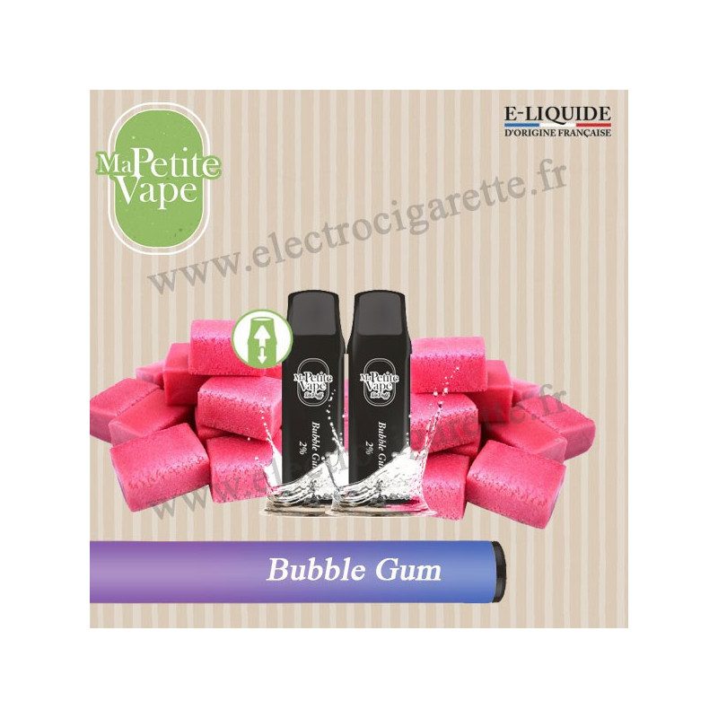 Bubble Gum - Pod RePuff - Ma petite vape - 2 x Pod