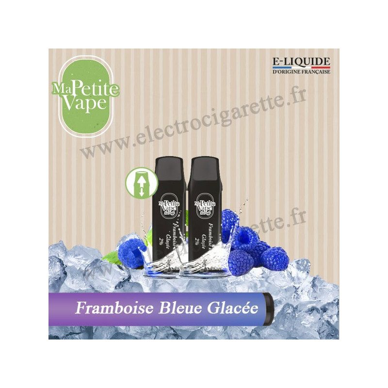 Framboise Bleu Glacée - Pod RePuff - Ma petite vape - 2 x Pod Framboise Bleu Glacée - Pod RePuff - Ma petite vape - 2 x Pod