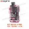 Kit Gotek X Pod - 650 mAh - 4.5ml - ASPIRE - Translucent Pink
