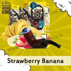Strawberry Banana - Pipe Hipster - Aroma King - Vape Pen - Cigarette jetable - 700 puffs