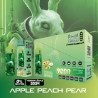 Boite Apple Peach Pear - White Rabbit - RandM Tornado - 9000 Puffs - Vape Pen - Cigarette jetable