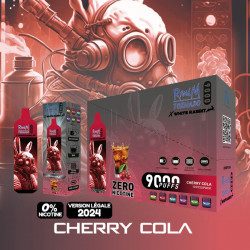 Boite Cherry Cola - White Rabbit - RandM Tornado - 9000 Puffs - Vape Pen - Cigarette jetable