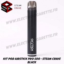 Kit Pod Airstick Pro 500 - Steam Crave - Black