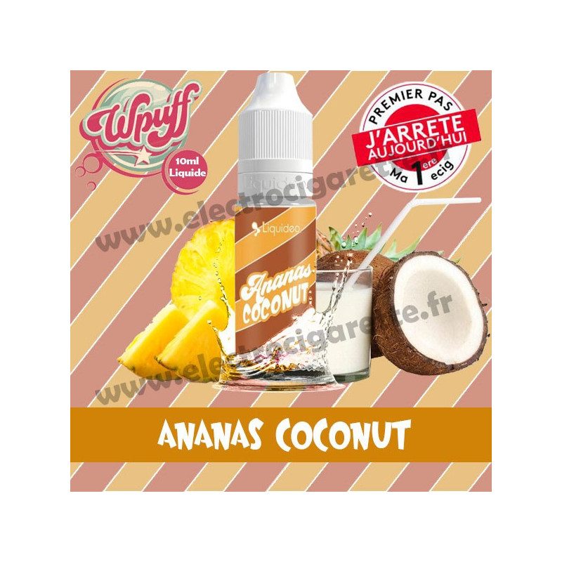Ananas Coconut - Wpuff - e-liquide 10ml