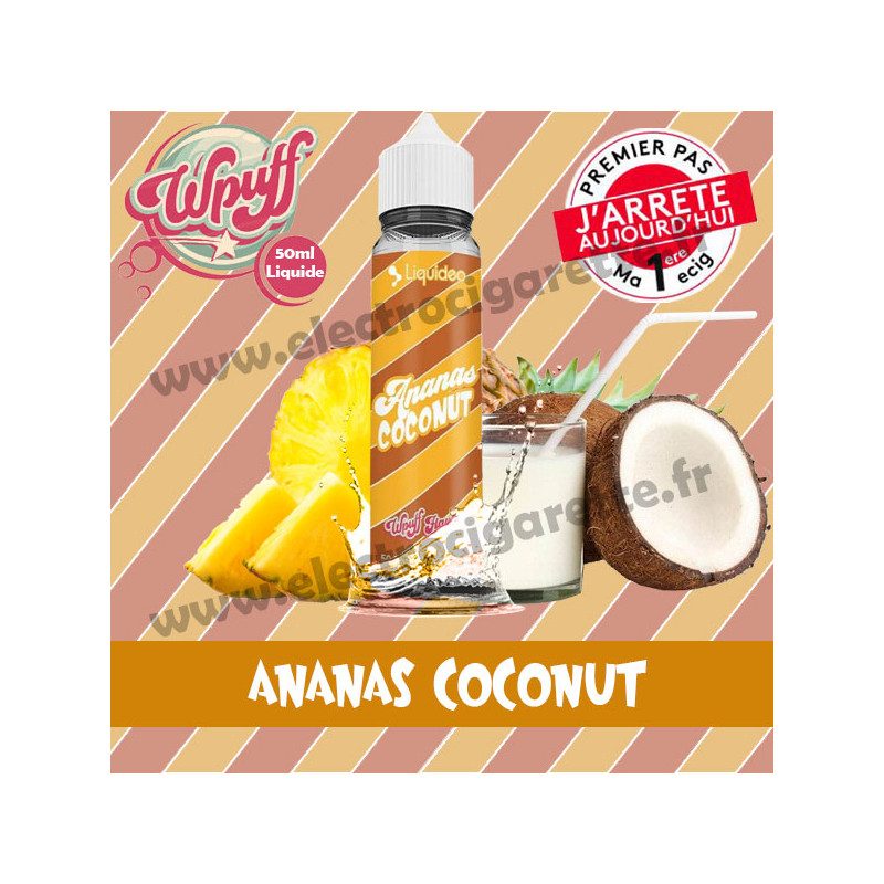 Ananas Coconut - Wpuff - ZHC 50ml - 0mg