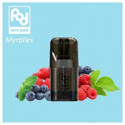 3 x Pod Myrtille Framboise - INVC - Vape Pen - Pod Jetable