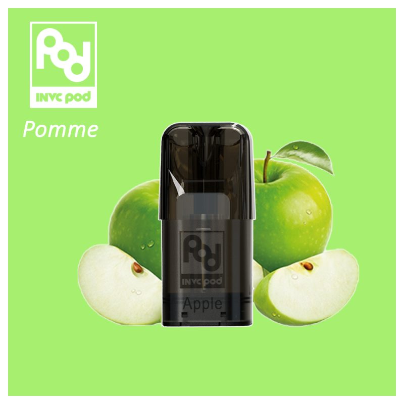3 x Pod Pomme - INVC - Vape Pen - Pod Jetable 3 x Pod Pomme - INVC - Vape Pen - Pod Jetable