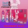 Strawberry Grape - White Rabbit - RandM Tornado - 15000 Puffs - Vape Pen - Cigarette jetable