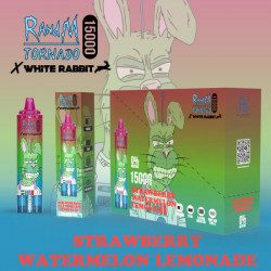 Strawberry Watermelon - White Rabbit - RandM Tornado - 15000 Puffs - Vape Pen - Cigarette jetable