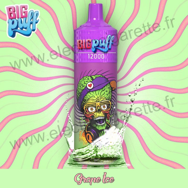 Grape Ice : Raisin Glacée - BIG PUFF 12000 Grape Ice : Raisin Glacée - BIG PUFF 12000