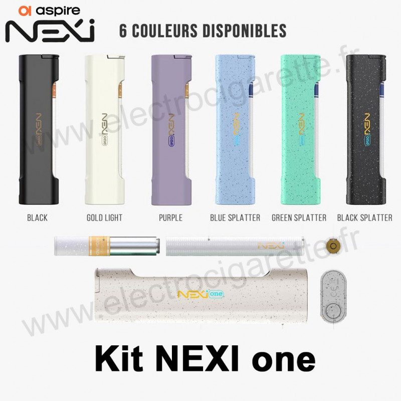 Kit Nexi One - Boite de rangement avec batterie de secours (PowerBank) de 400 mAh et Cigarette électronique de 60 mAh