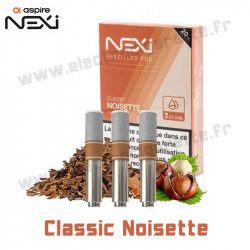 3 x Cartouche Nexi One - Classic Noisette - Aspire