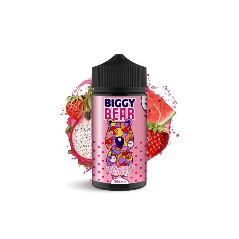 Pitaya Fraise Pastèque 200ML - Biggy Bear Pitaya Fraise Pastèque 200ML - Biggy Bear