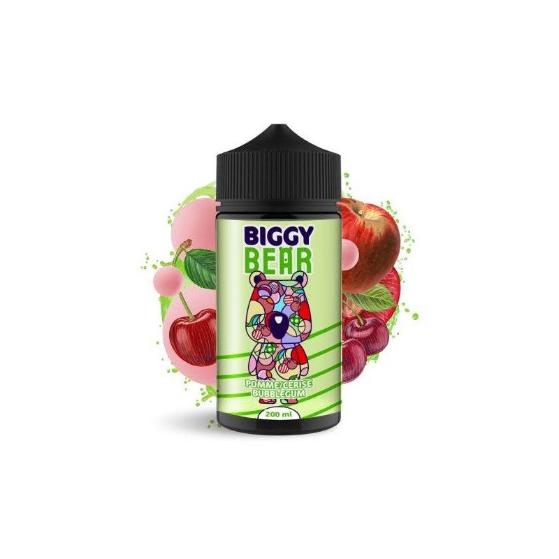 Pomme Cerise Bubble Gum 200ML - Biggy Bear
